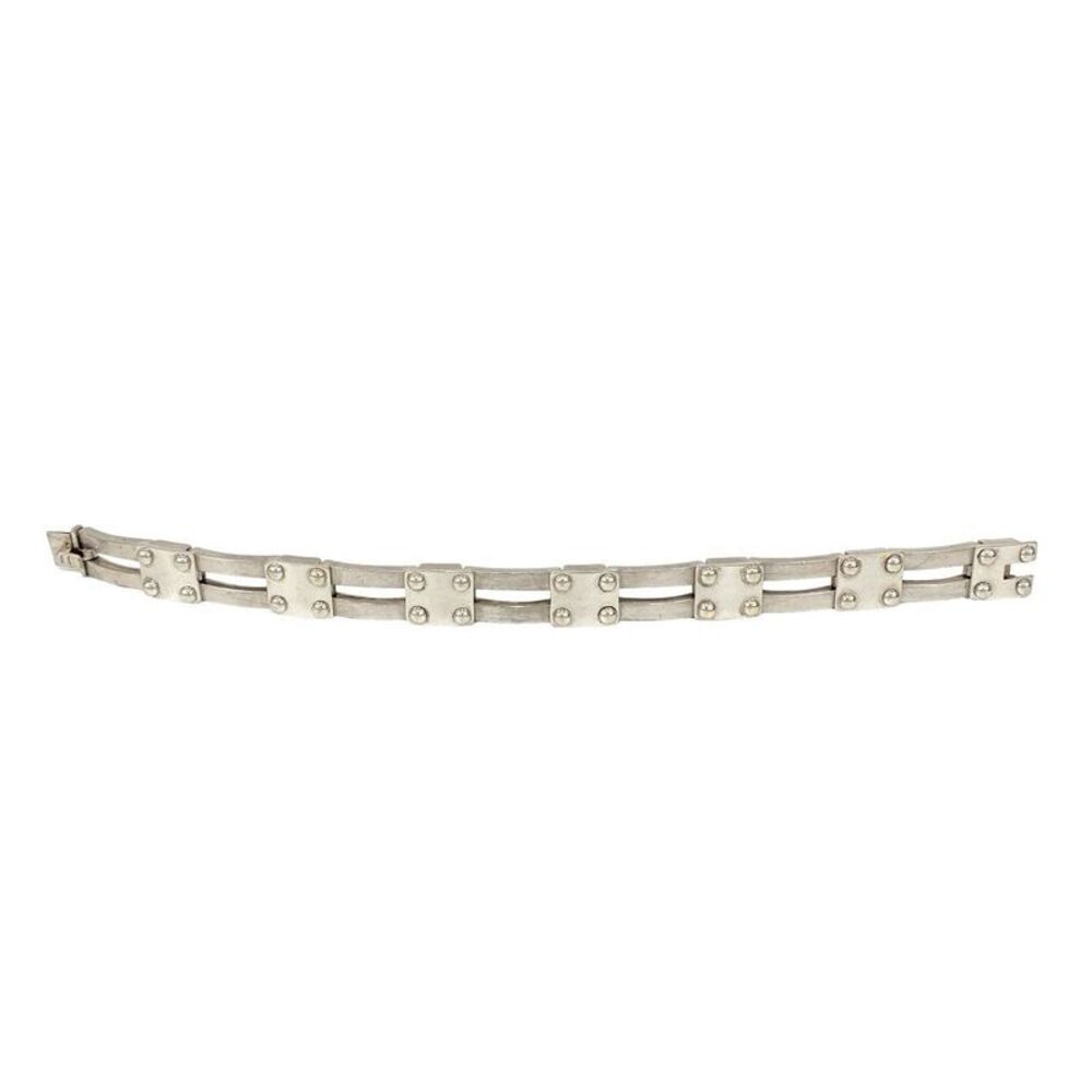 Hermès Gate Motif Silver 925 Bracelet - Picture 7 of 7